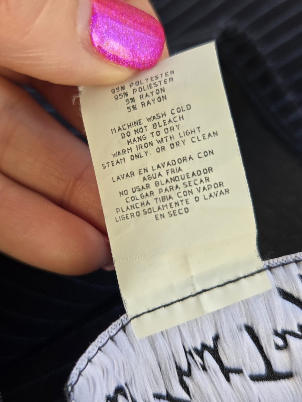 All That Jazz Vintage Navy Pinstripe Dress Pants - Picture 8 of 8